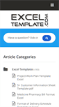 Mobile Screenshot of exceltemp.com